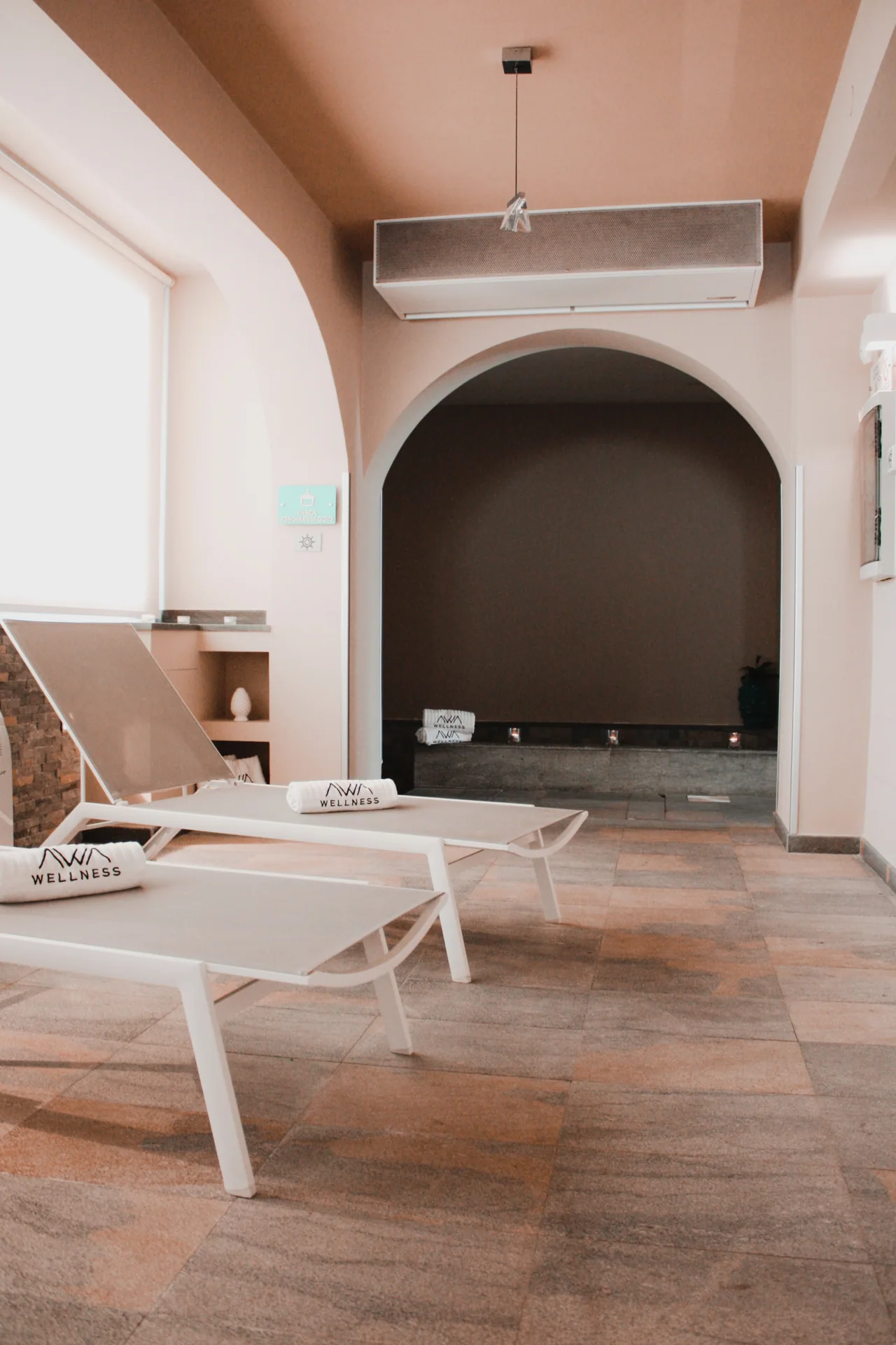 Lettini nella zona relax della SPA