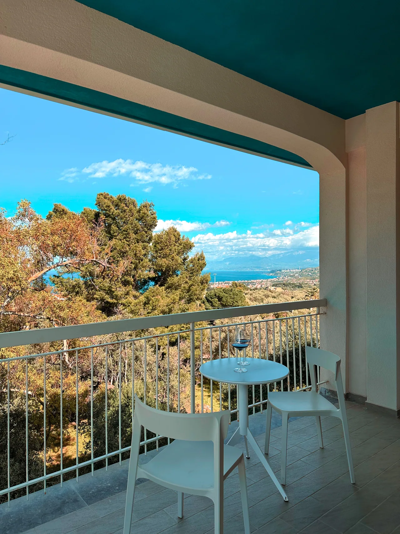 Terrazza affacciata sul paesaggio